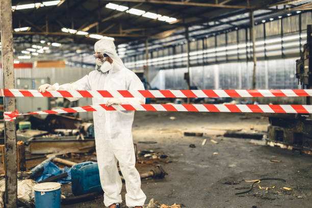 Professional Hoarding Cleanup technician working in Shelbyville, IN